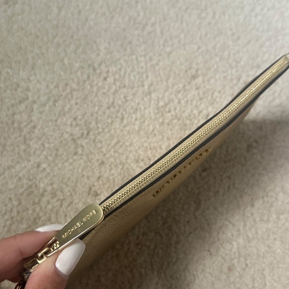 Michael Kors Metallic Gold Wristlet - Picture 5 of 7